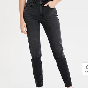 AE Mom Jean - Black - Size 6